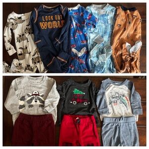 Boys Winter Clothes Lot - 12 months - 11 Total Pieces